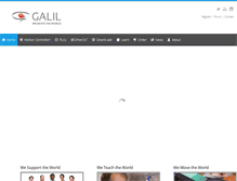 Tablet Screenshot of galil.com